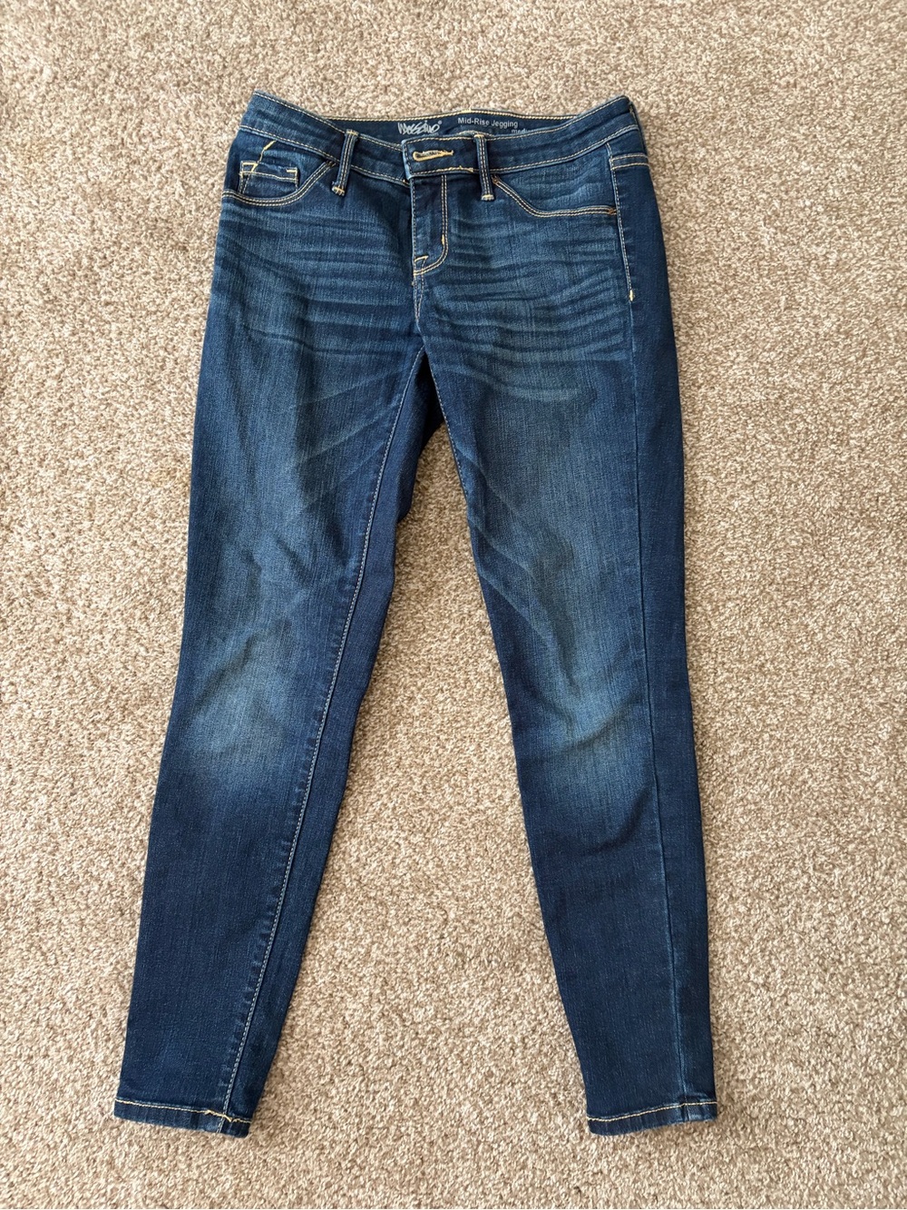 Mossimo Dark Blue Women's Mid-Rise Jeans